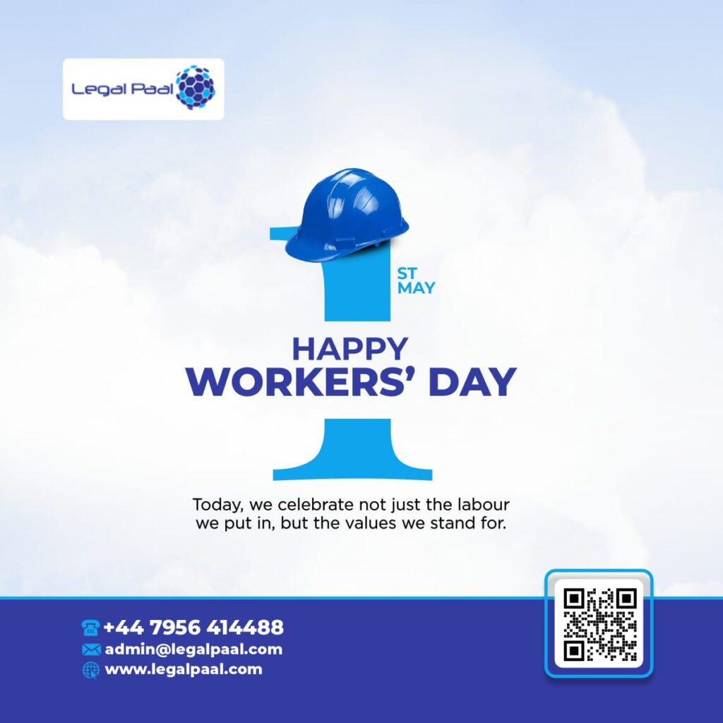 1 May Happy Workers Day Gallery image- Banner Image on Legal Paal